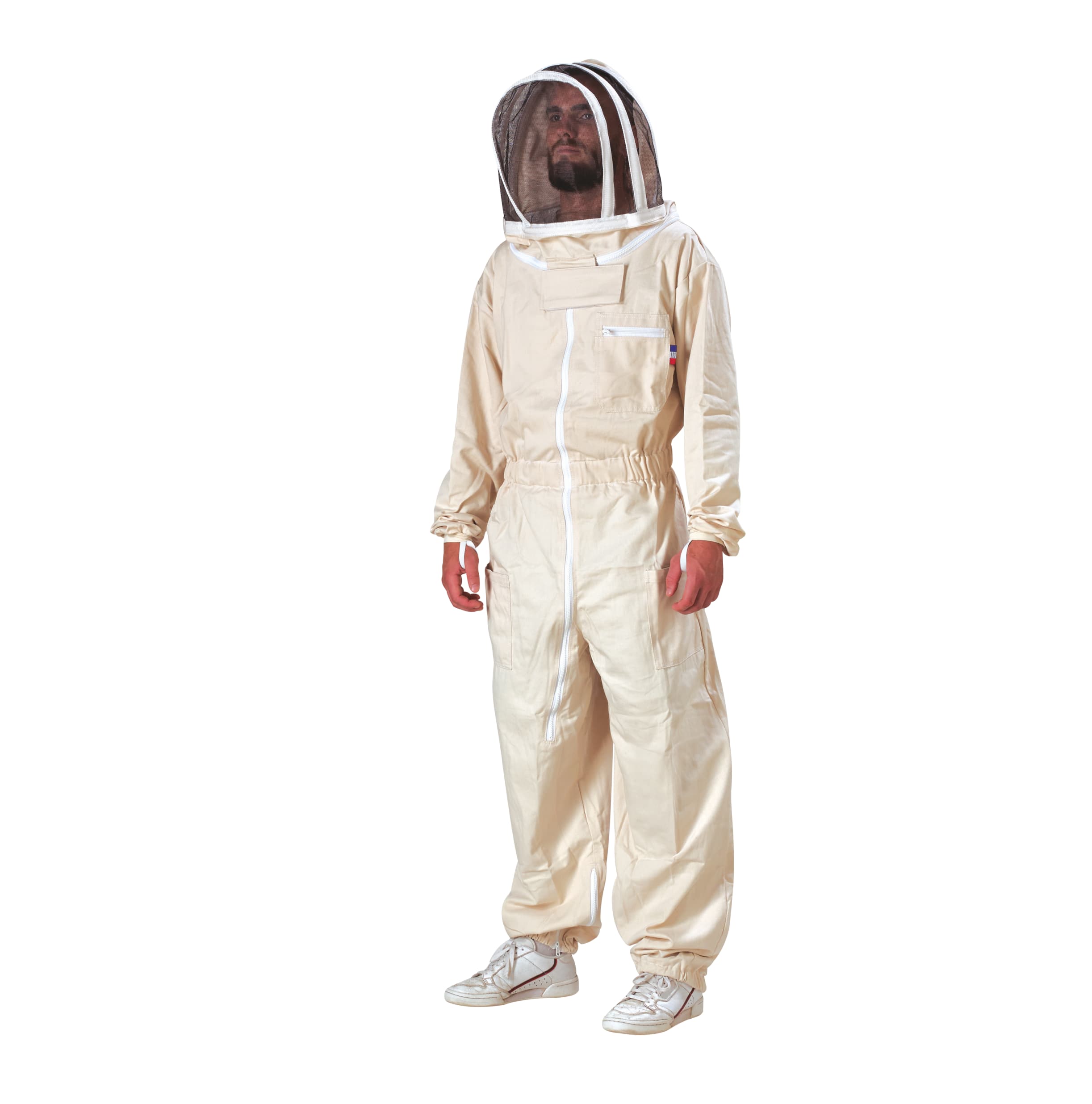 HOTEU Blouse Costume Équipement de Protection avec Chapeau Professionnel Anti Abeille pour Apiculture Apiculteur 